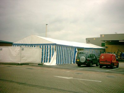 A picture of a tent