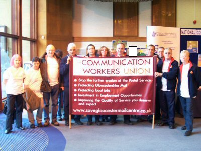 CWU members at Shire Hall